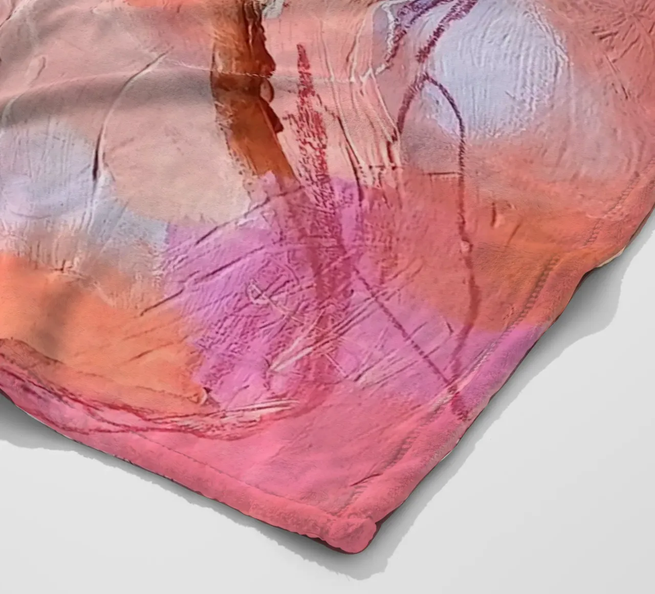 Tocco nella sparizione coperta in pile da Jana Leonenkov Art