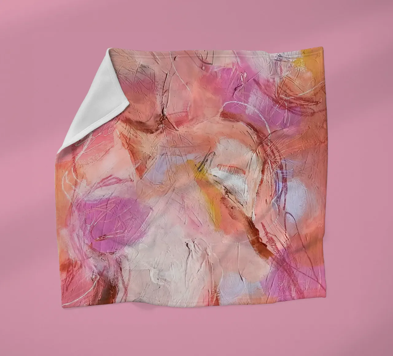 Tocco nella sparizione coperta in pile da Jana Leonenkov Art