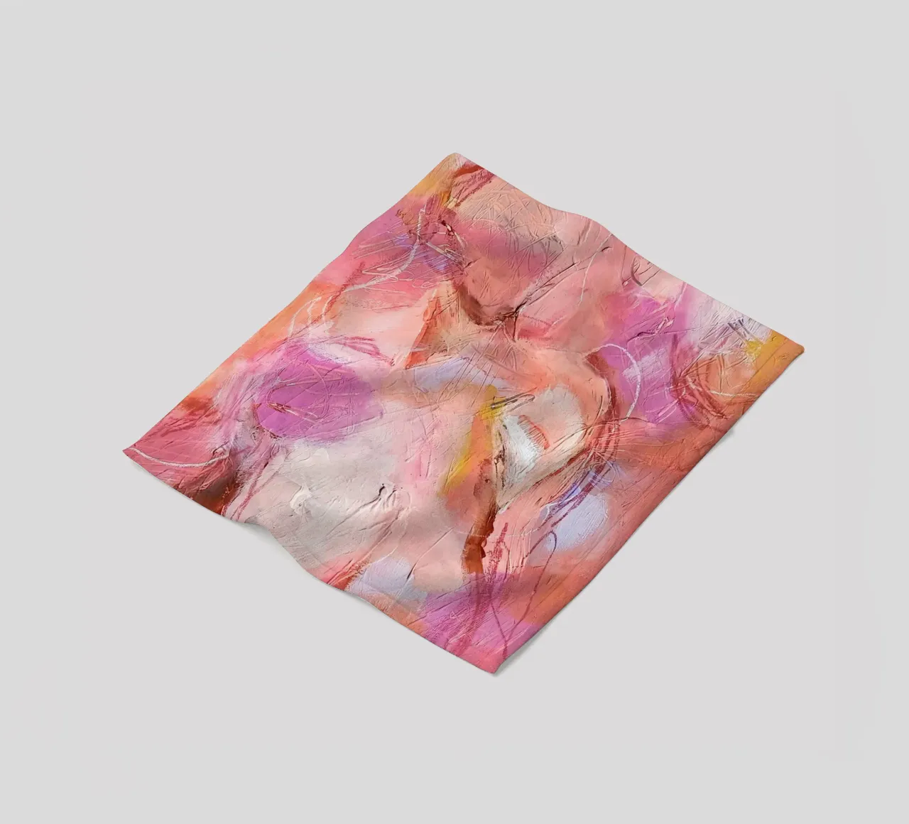 Tocco nella sparizione coperta in pile da Jana Leonenkov Art