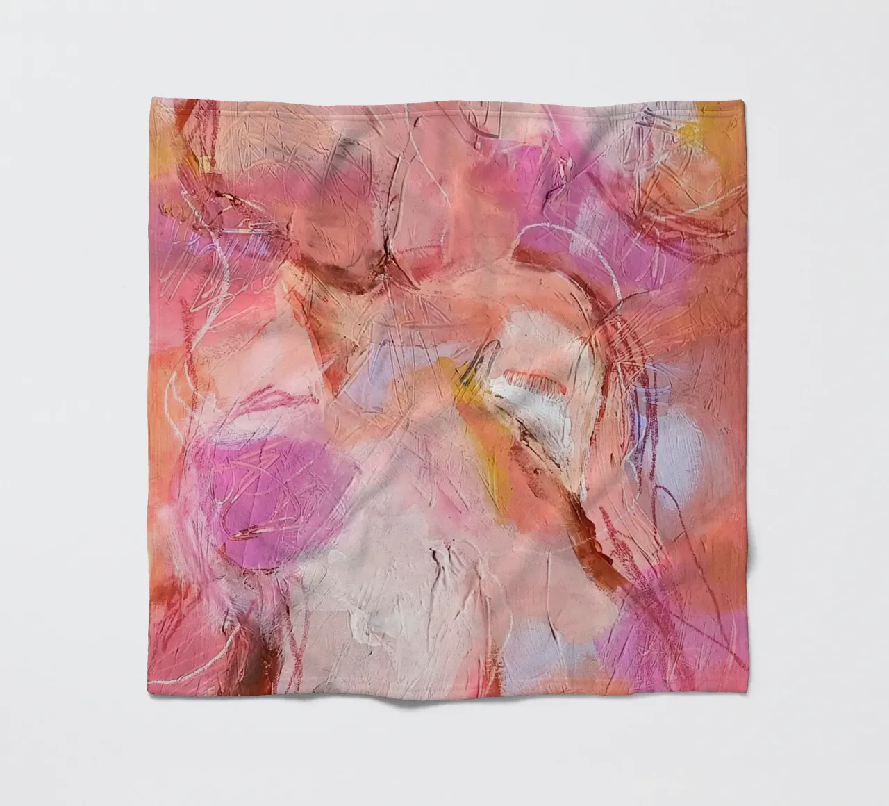 Tocco nella sparizione coperta in pile da Jana Leonenkov Art