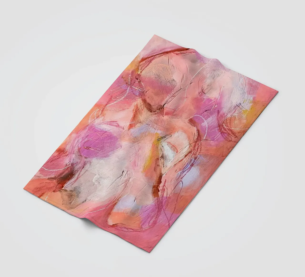 Tocco nella sparizione coperta in pile da Jana Leonenkov Art