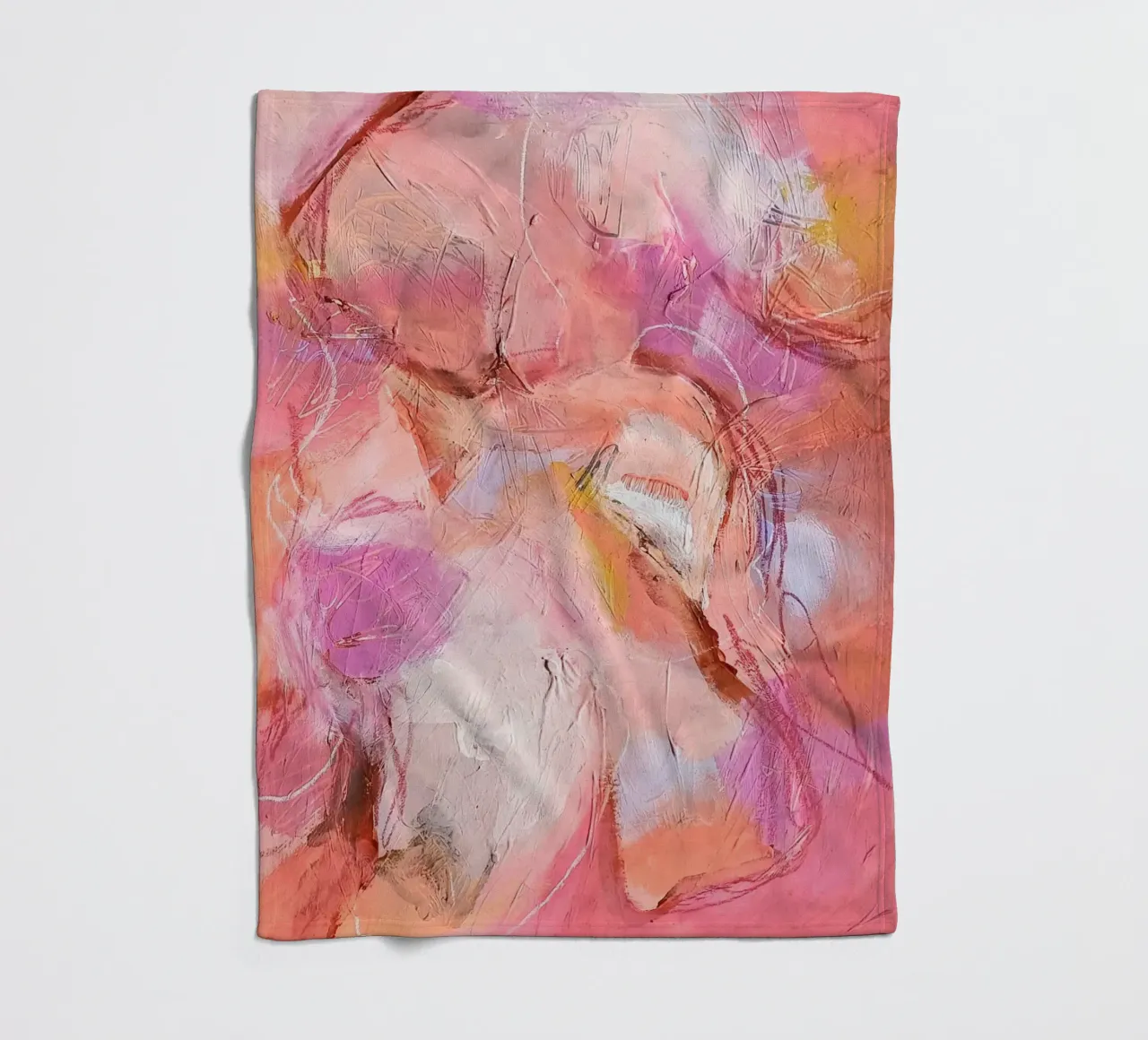 Tocco nella sparizione coperta in pile da Jana Leonenkov Art