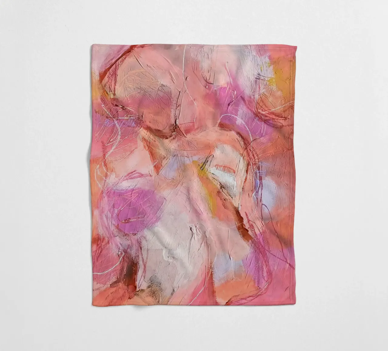 Tocco nella sparizione coperta in pile da Jana Leonenkov Art