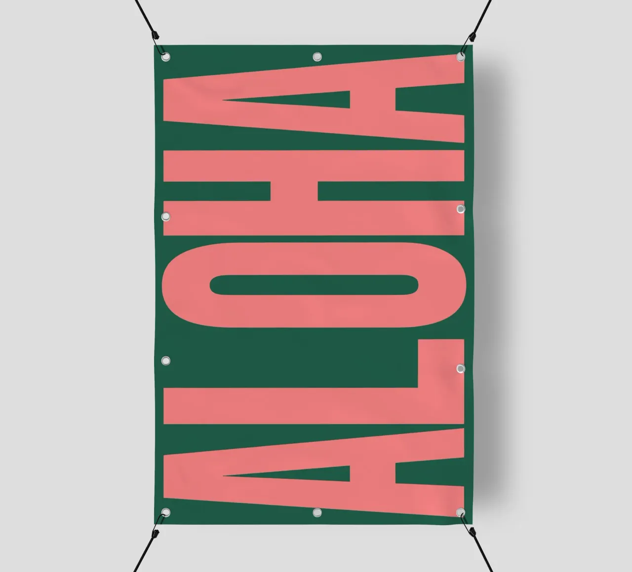 Aloha Typography telo in pvc da Attaboy Dsgn