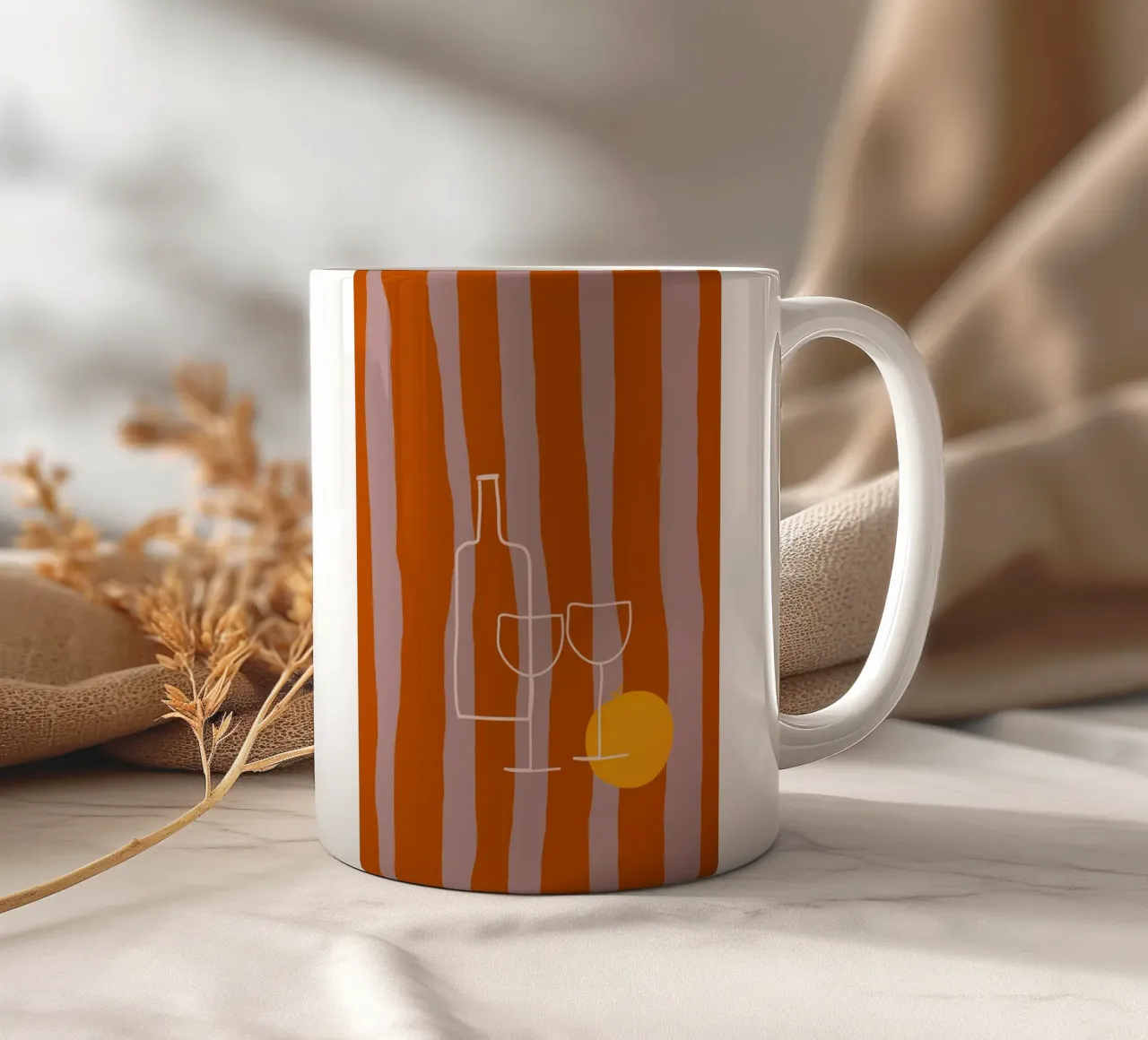 always goes with you tazza in ceramica da FRICKE DESIGN