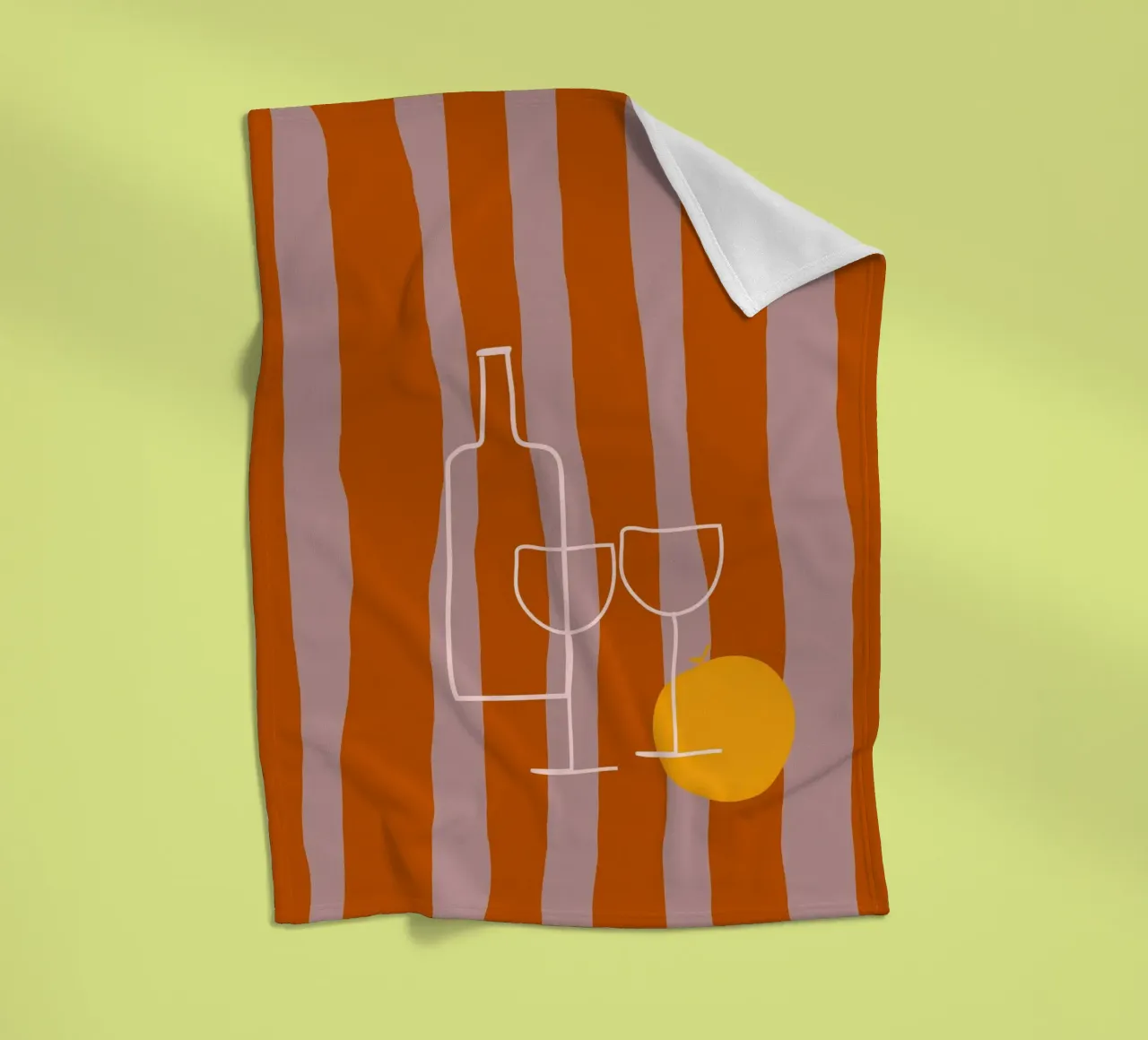 always goes with you coperta in pile da FRICKE DESIGN
