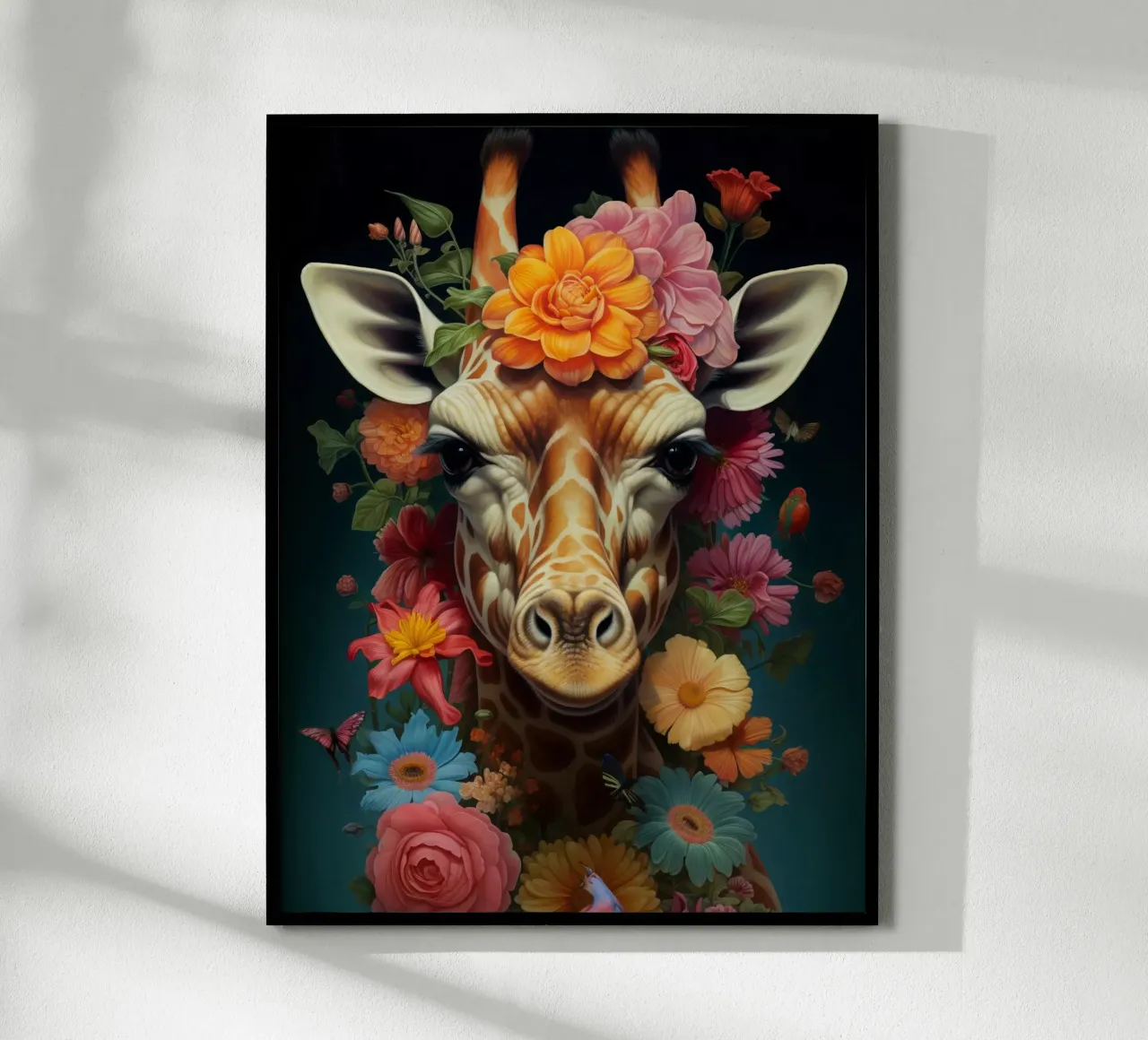 Fiori di giraffa carta hahnemühle da Mateo
