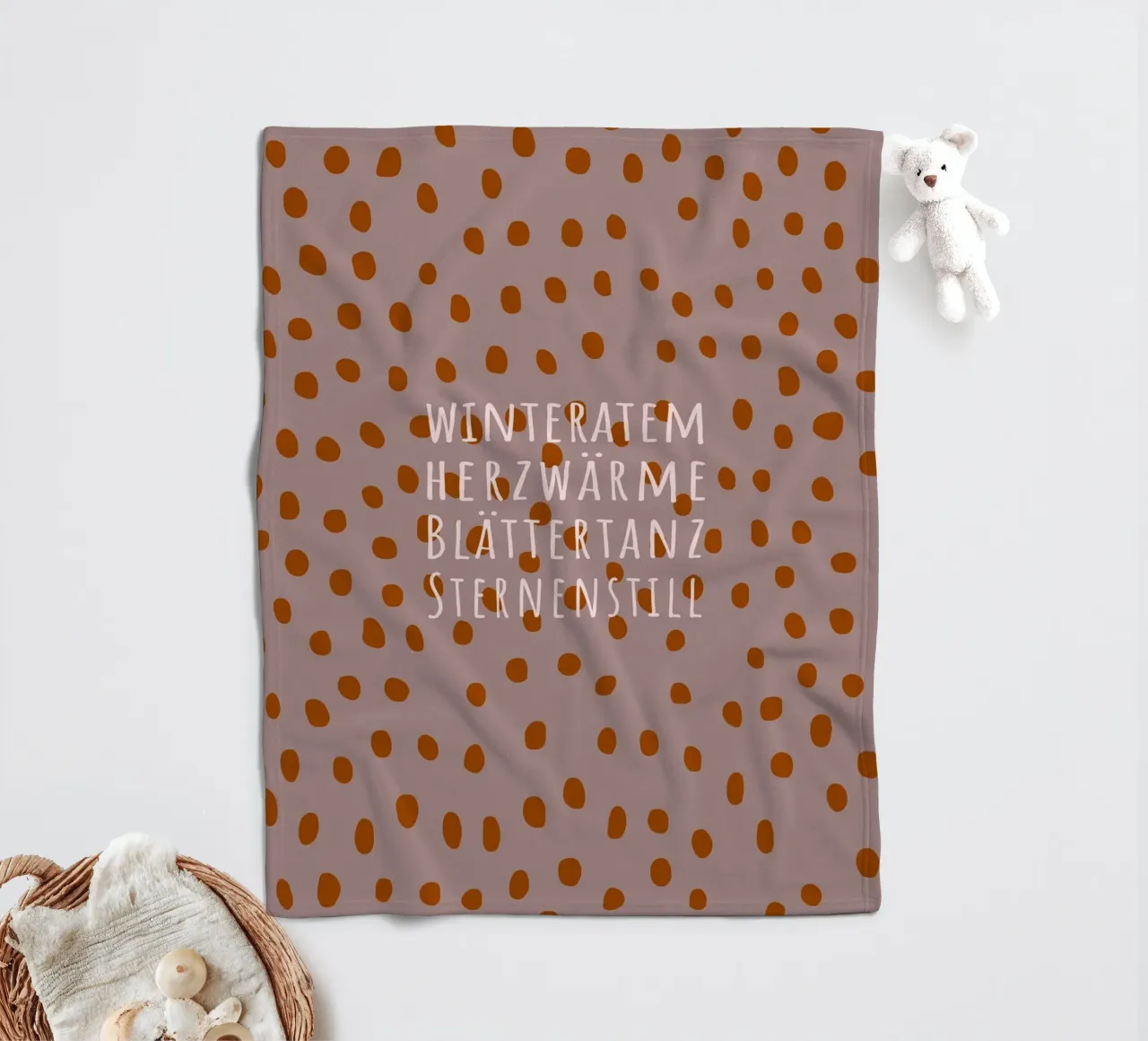 Herbstpoesie coperta in pile da FRICKE DESIGN