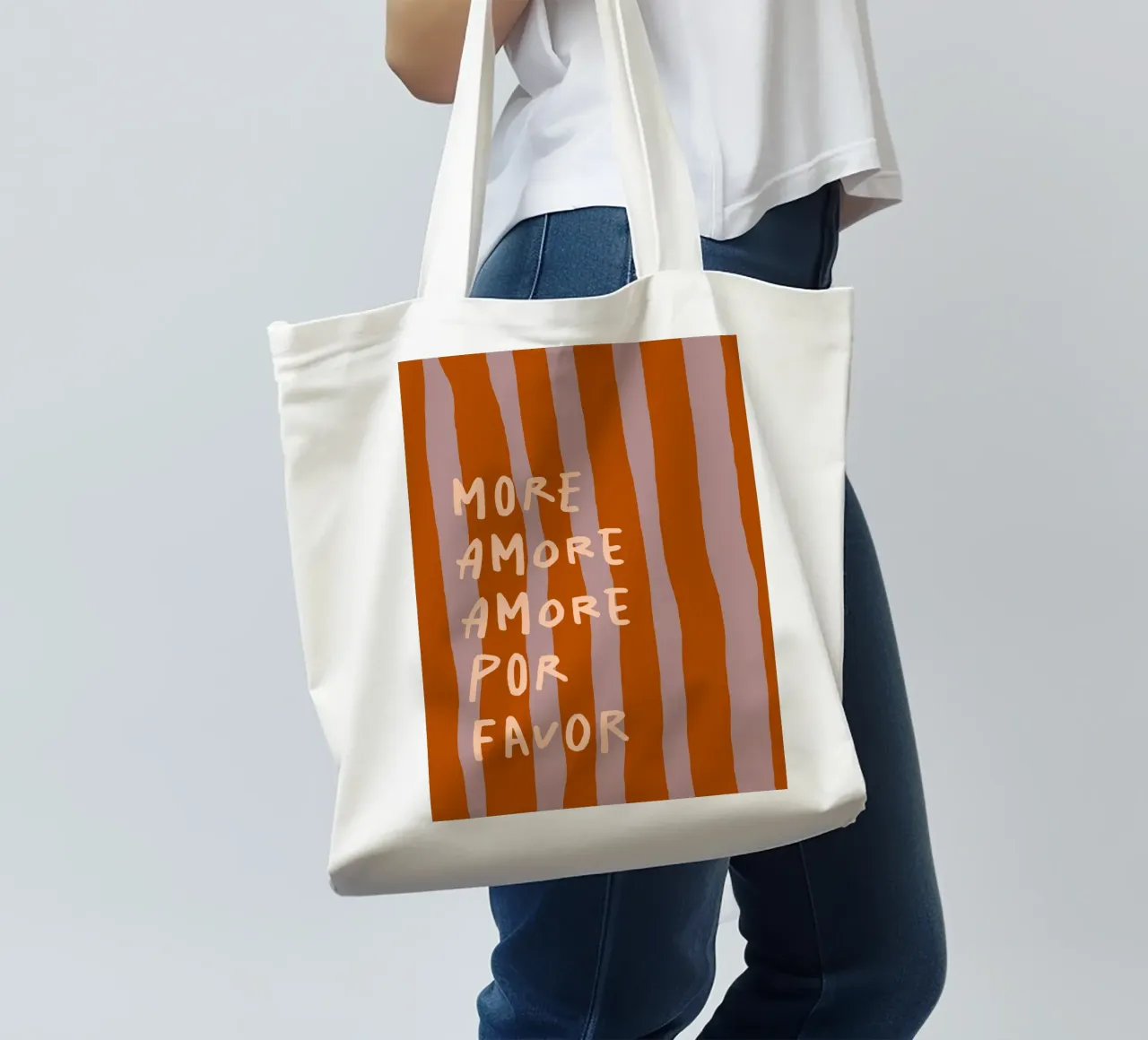 more amore (autumn style) borsa in juta da FRICKE DESIGN