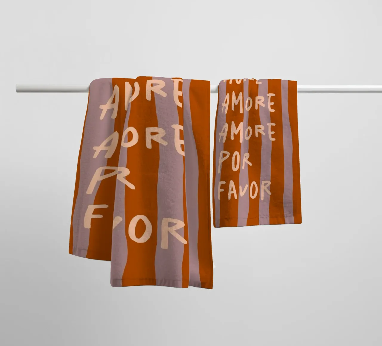 more amore (autumn style) asciugamano da bagno da FRICKE DESIGN