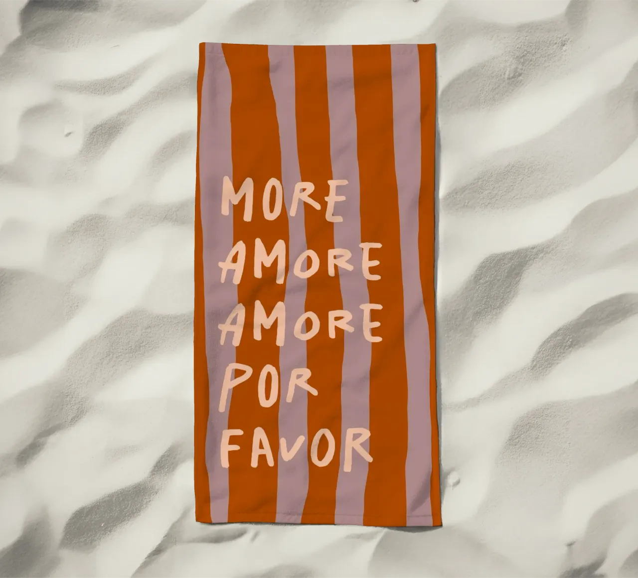 more amore (autumn style) telo mare da FRICKE DESIGN