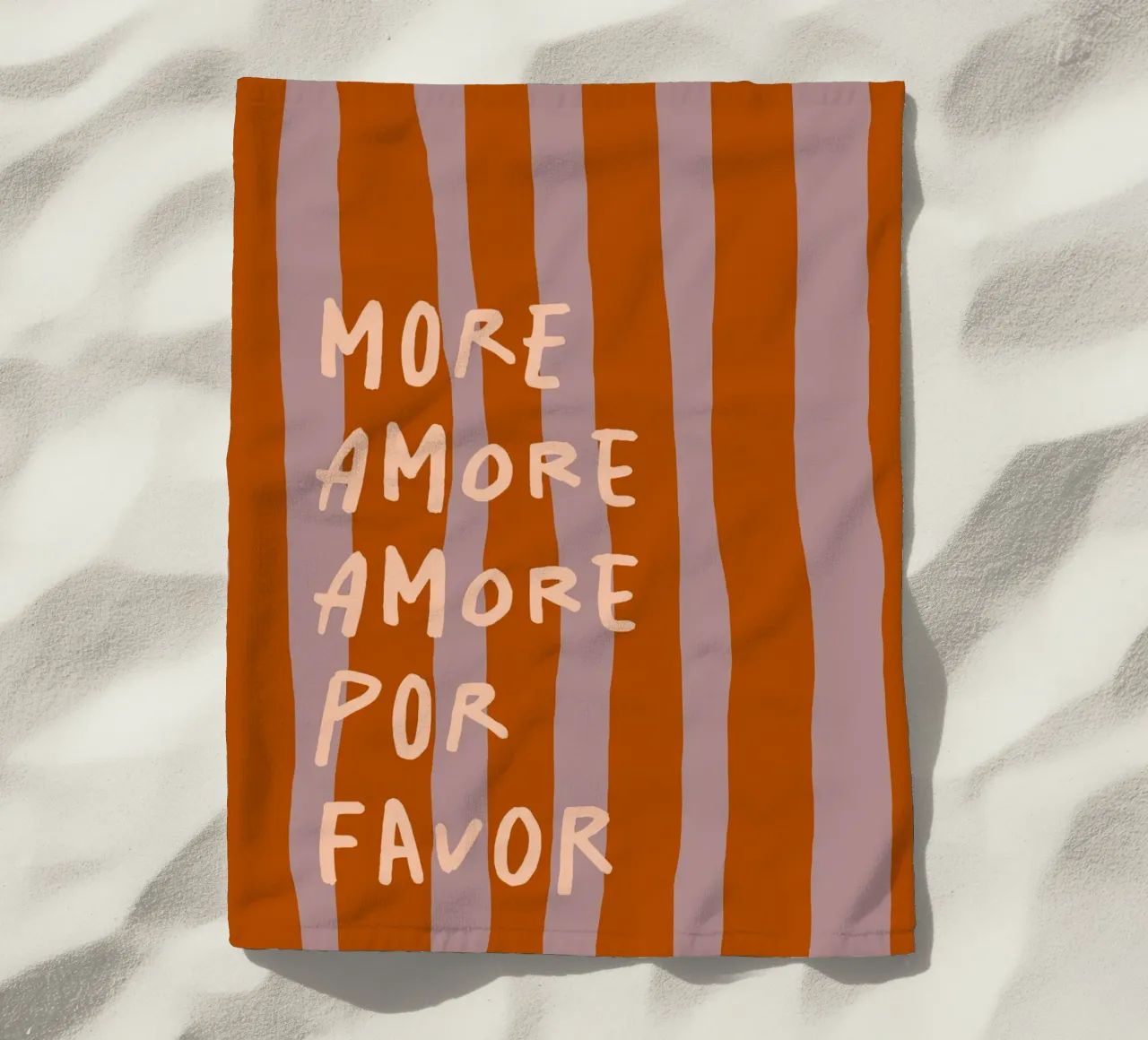 more amore (autumn style) telo mare da FRICKE DESIGN