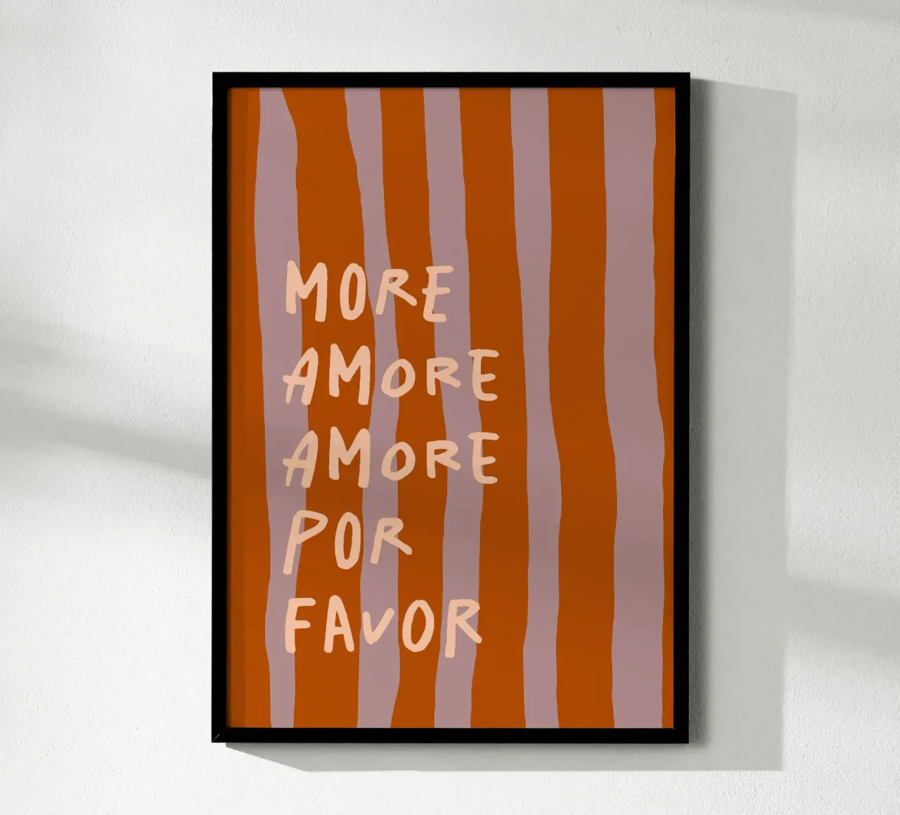 more amore poster da FRICKE DESIGN