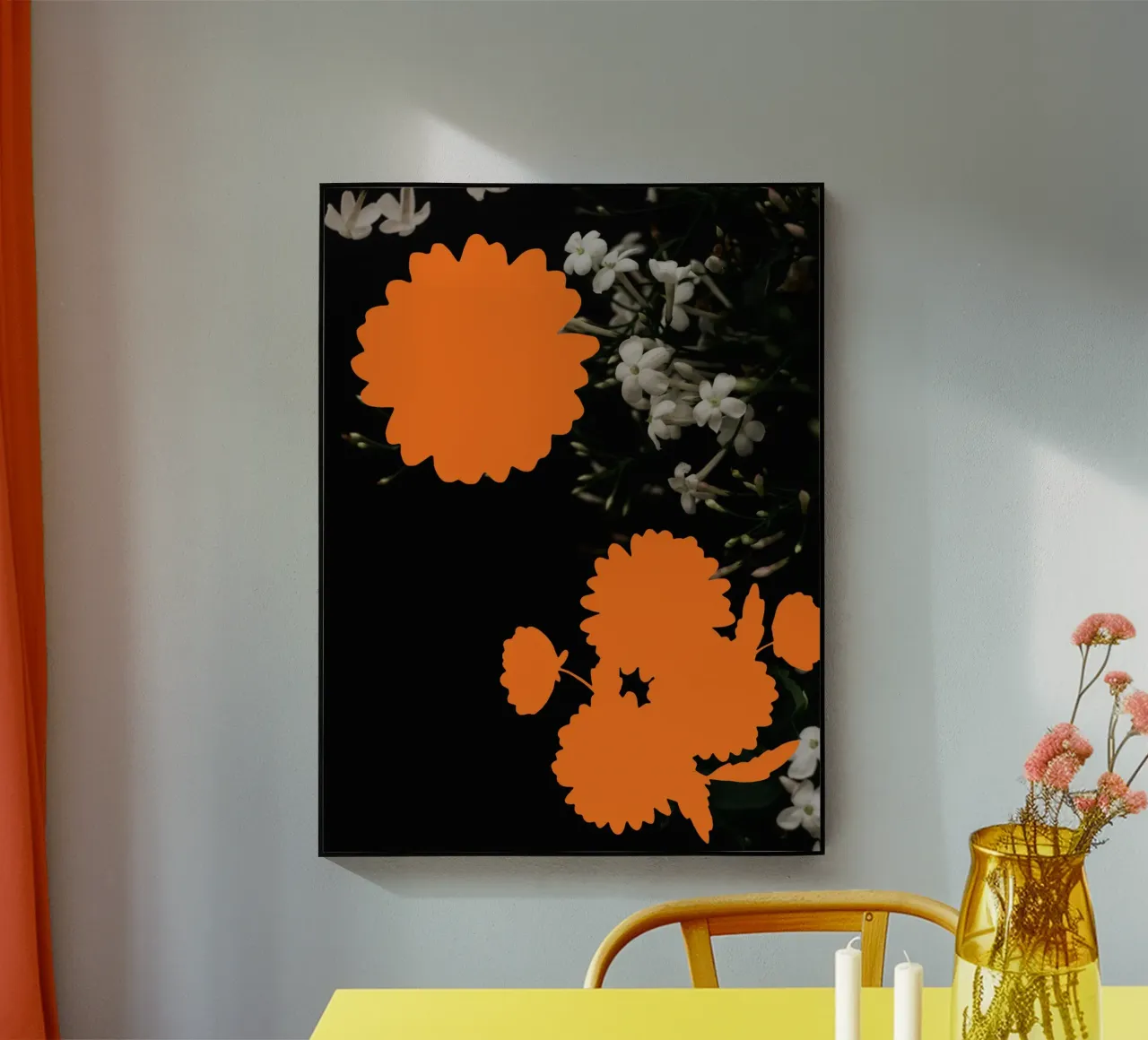 Negative Space Bloom plexiglass da LisaArtes