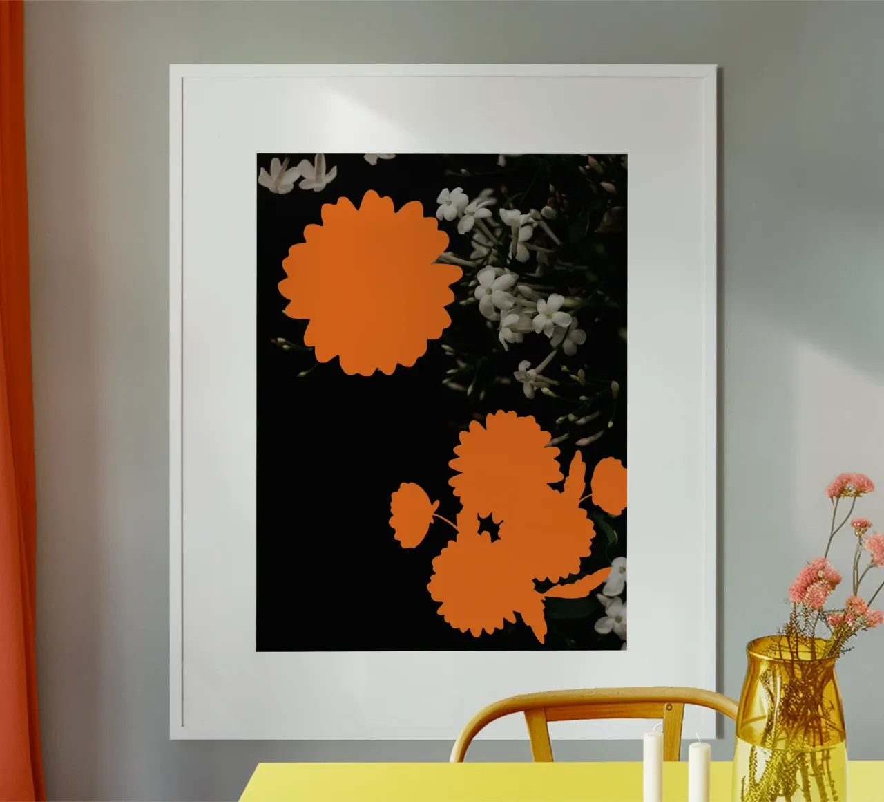 Negative Space Bloom poster da LisaArtes