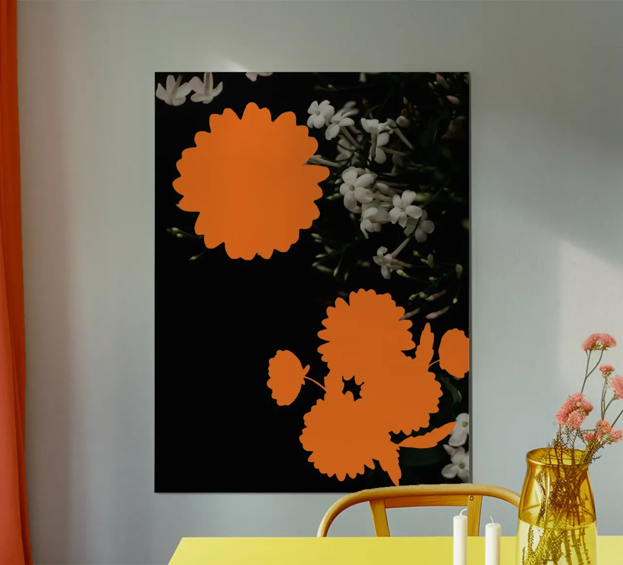 Negative Space Bloom poster da LisaArtes
