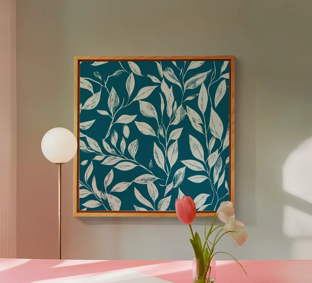 White Leaves plexiglass da Vivi Nicolin