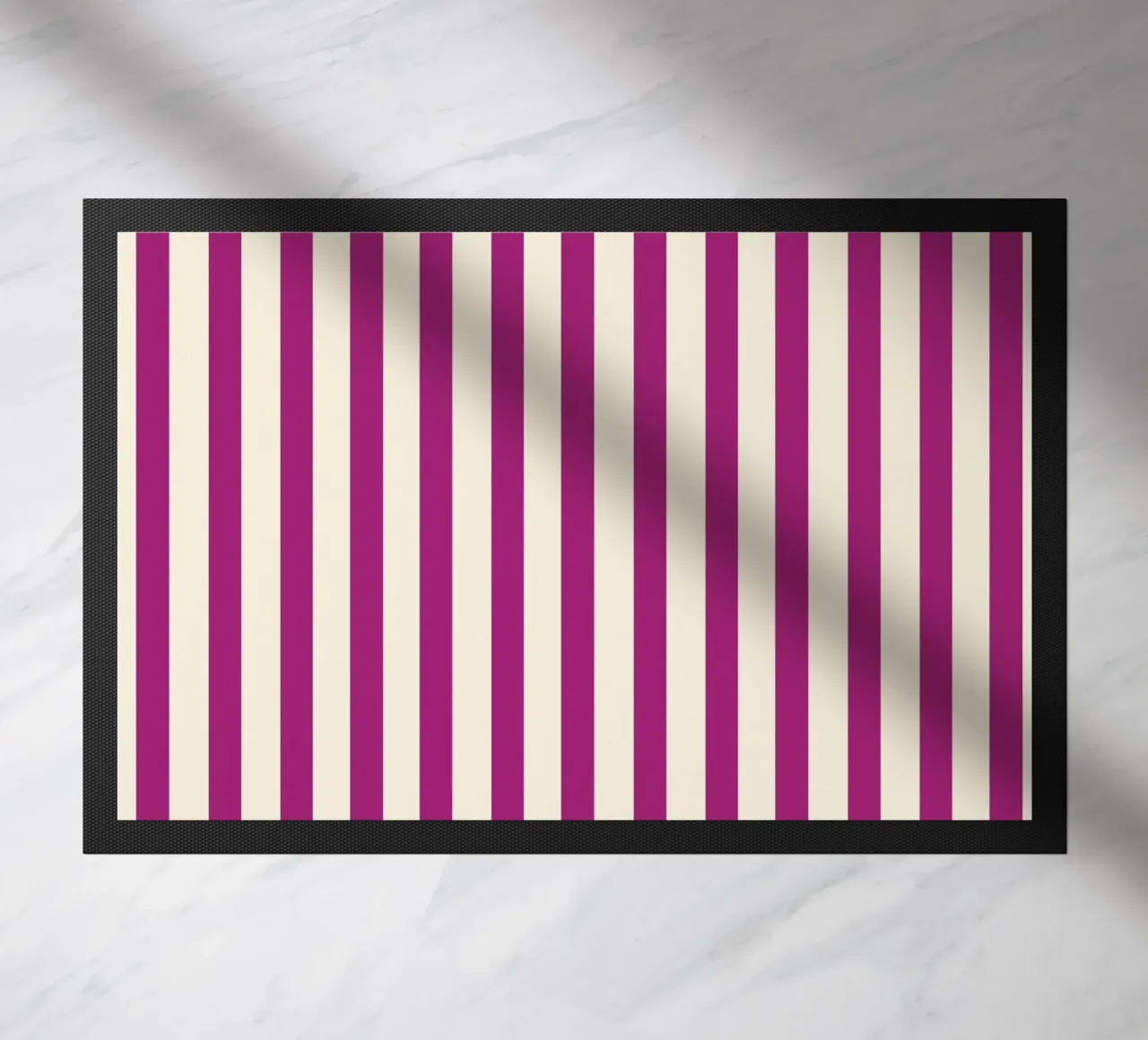 Retro Charming Magenta Stripes zerbino da TijanaArtStudio88