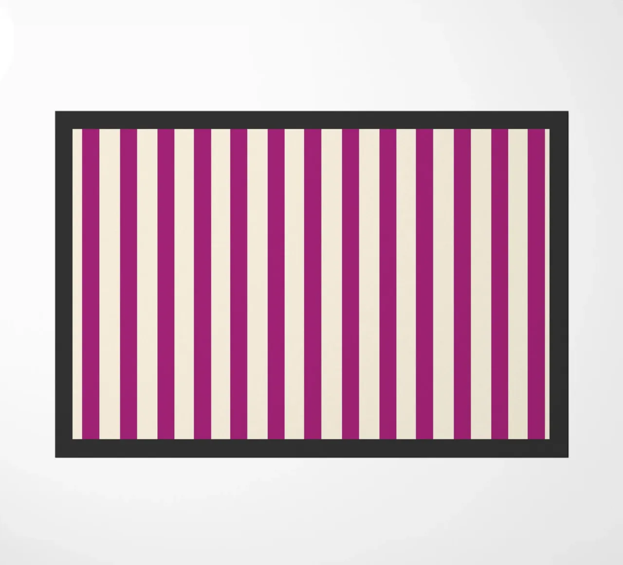 Retro Charming Magenta Stripes zerbino da TijanaArtStudio88