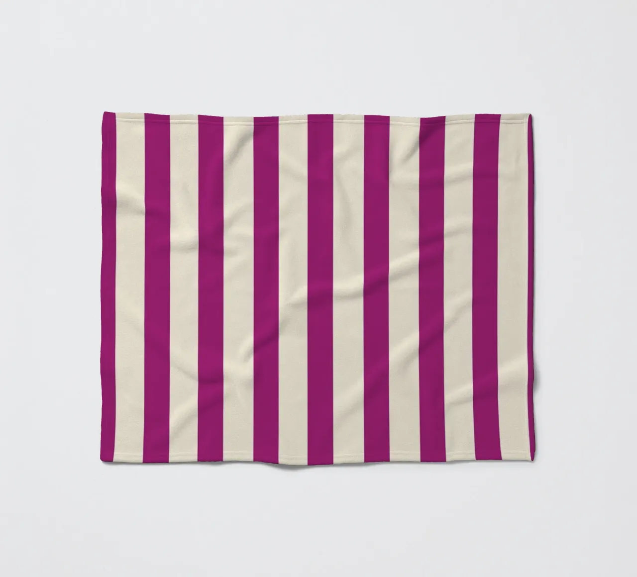 Retro Charming Magenta Stripes coperta in pile da TijanaArtStudio88