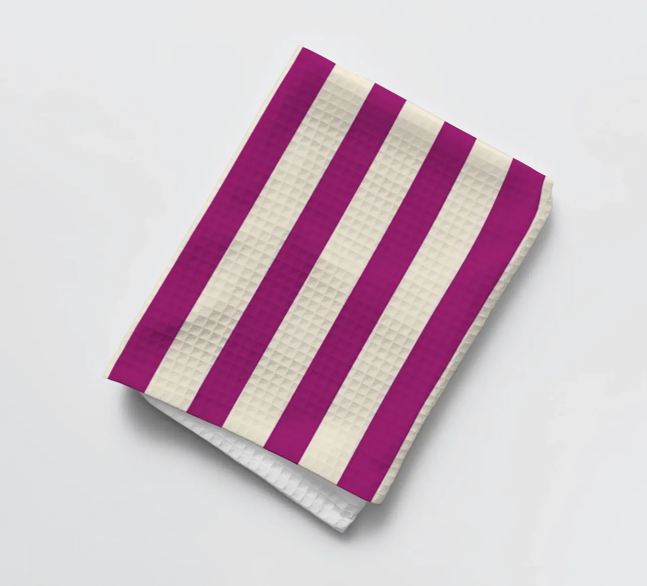 Retro Charming Magenta Stripes canovaccio da cucina da TijanaArtStudio88