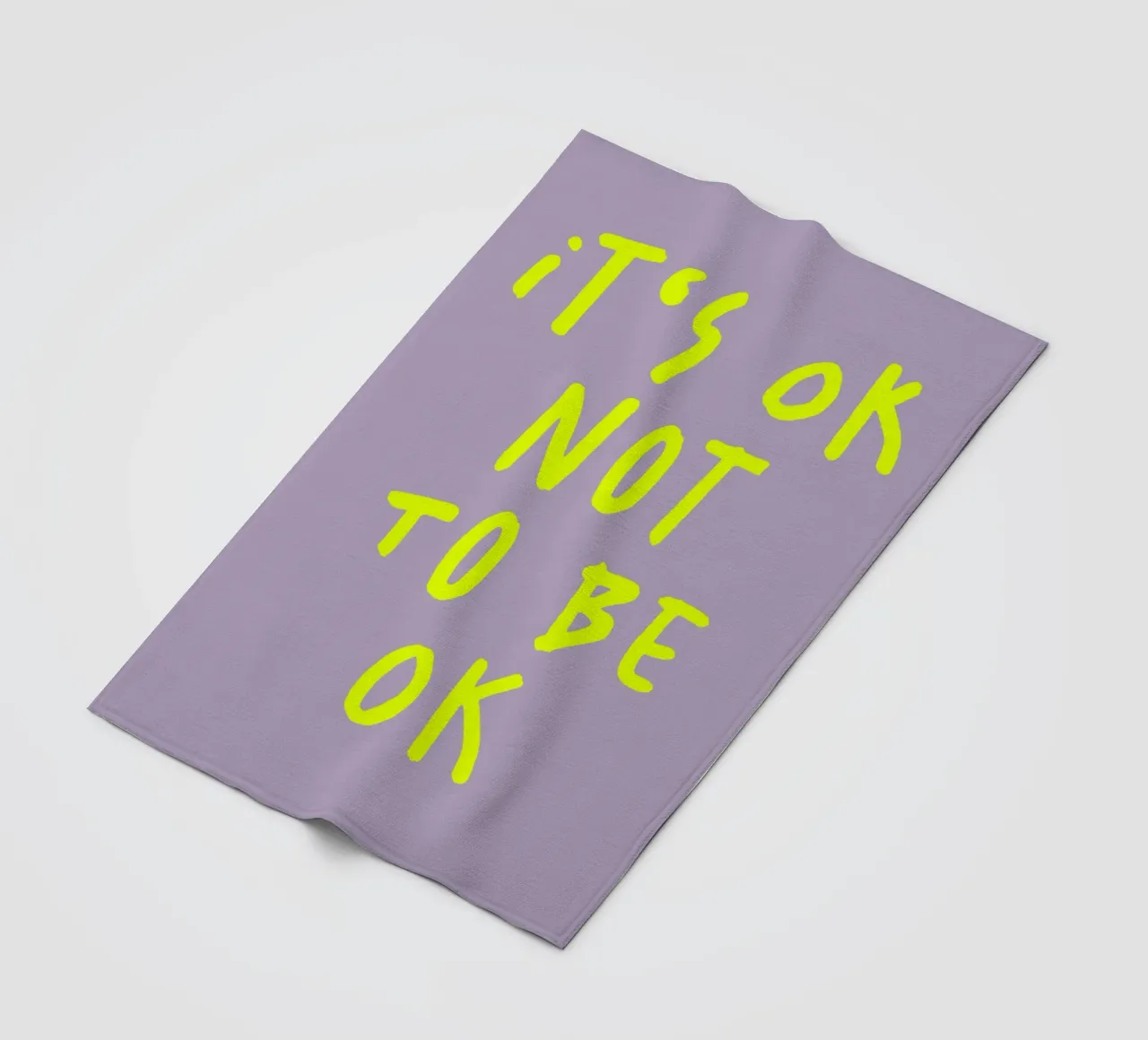 It‘s ok Not to be ok (2 Farben) coperta in pile da FRICKE DESIGN