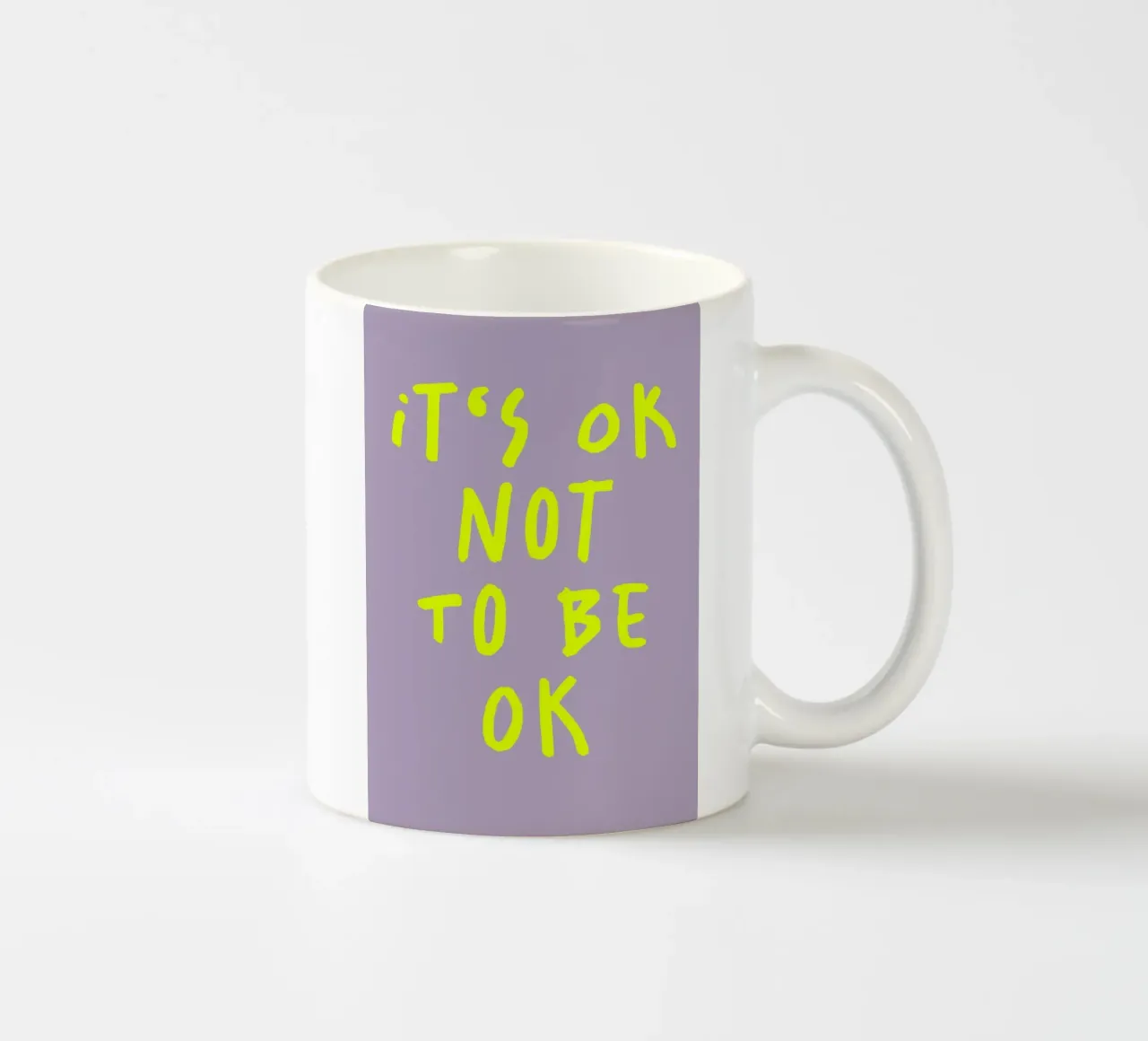 It‘s ok Not to be ok (2 Farben) tazza in ceramica da FRICKE DESIGN