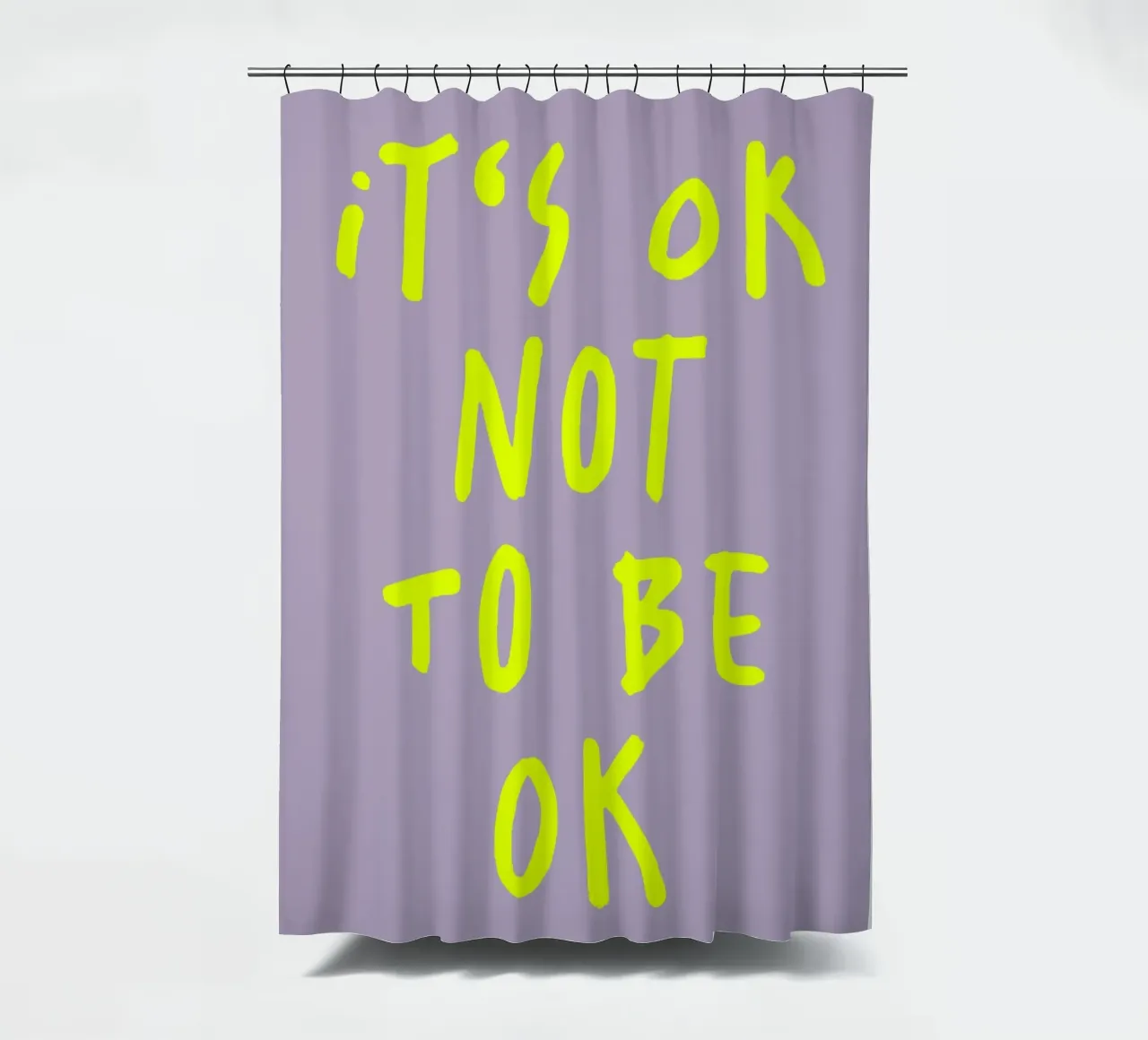 It‘s ok Not to be ok (2 Farben) tenda da doccia da FRICKE DESIGN