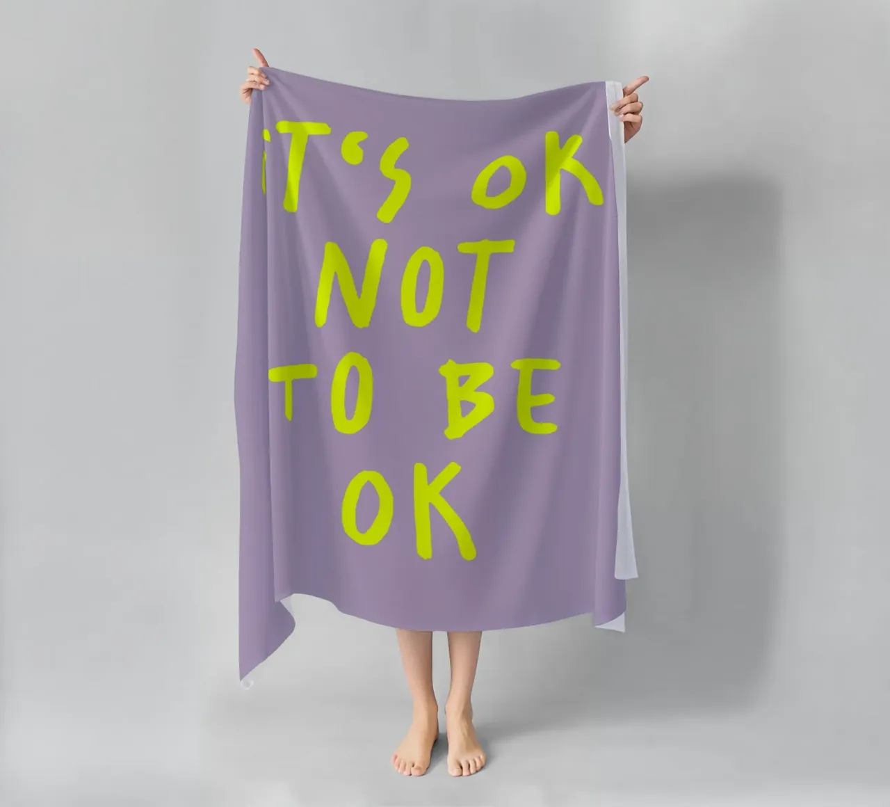 It‘s ok Not to be ok (2 Farben) telo mare da FRICKE DESIGN