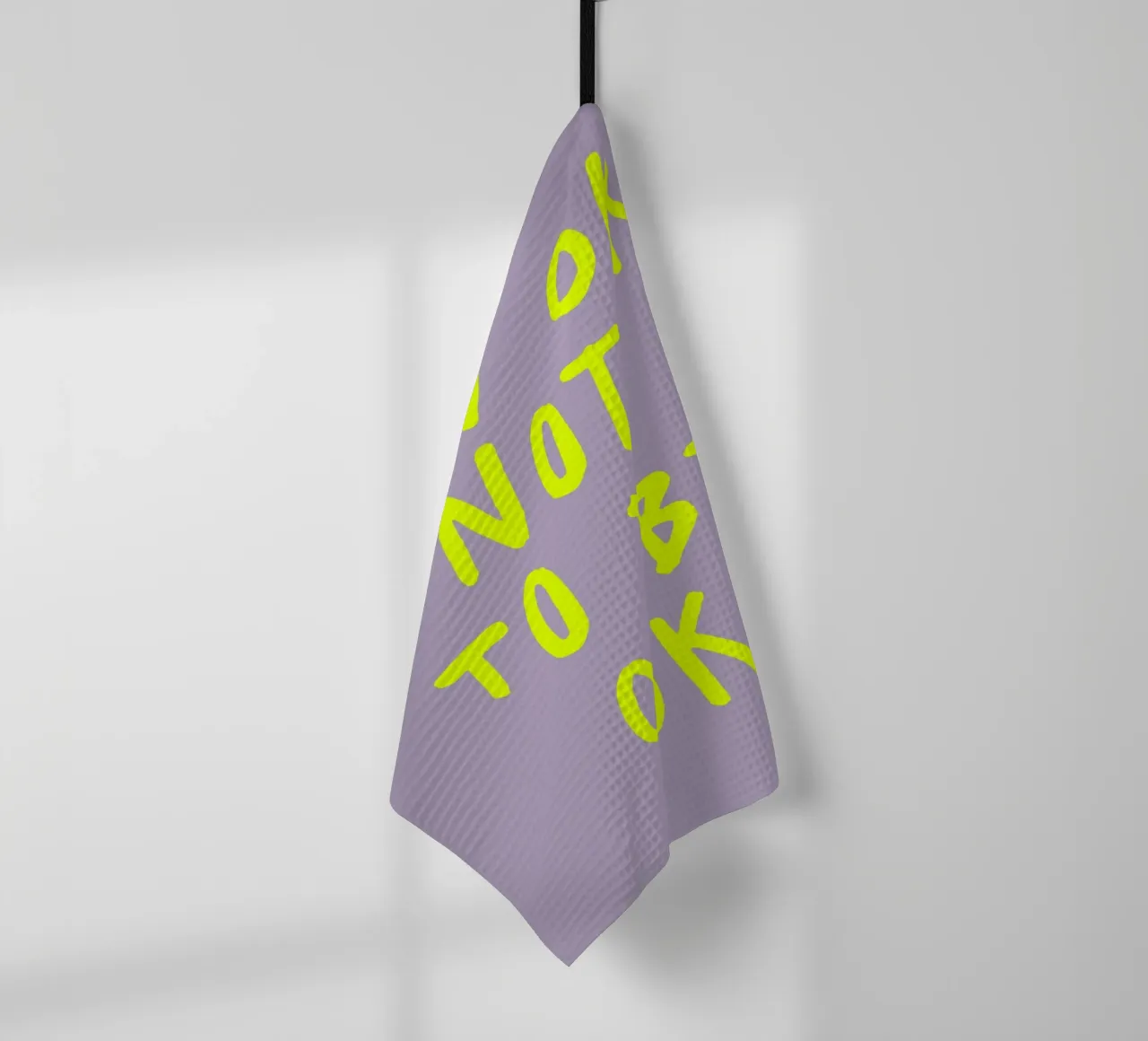 It‘s ok Not to be ok (2 Farben) canovaccio da cucina da FRICKE DESIGN