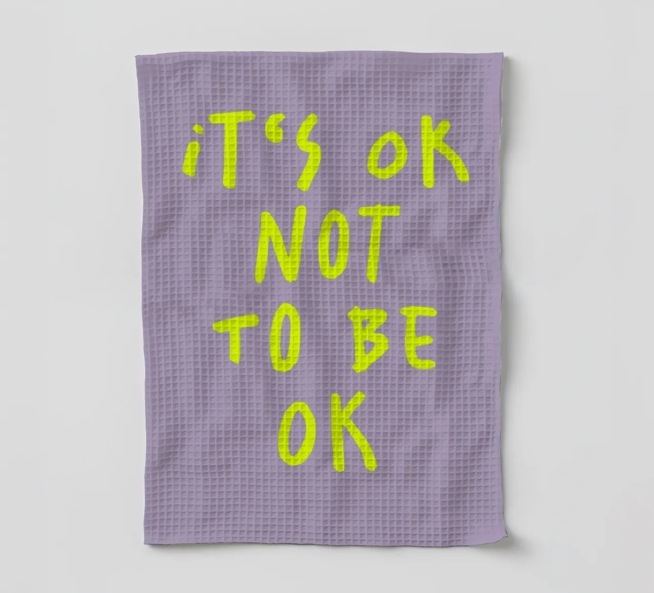 It‘s ok Not to be ok (2 Farben) canovaccio da cucina da FRICKE DESIGN
