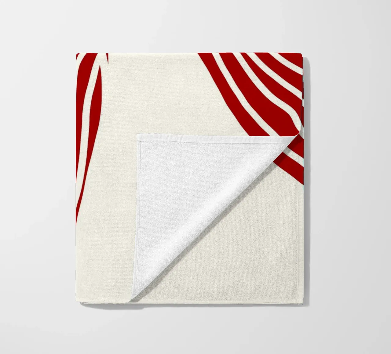 Red bow on white telo mare da TijanaArtStudio88