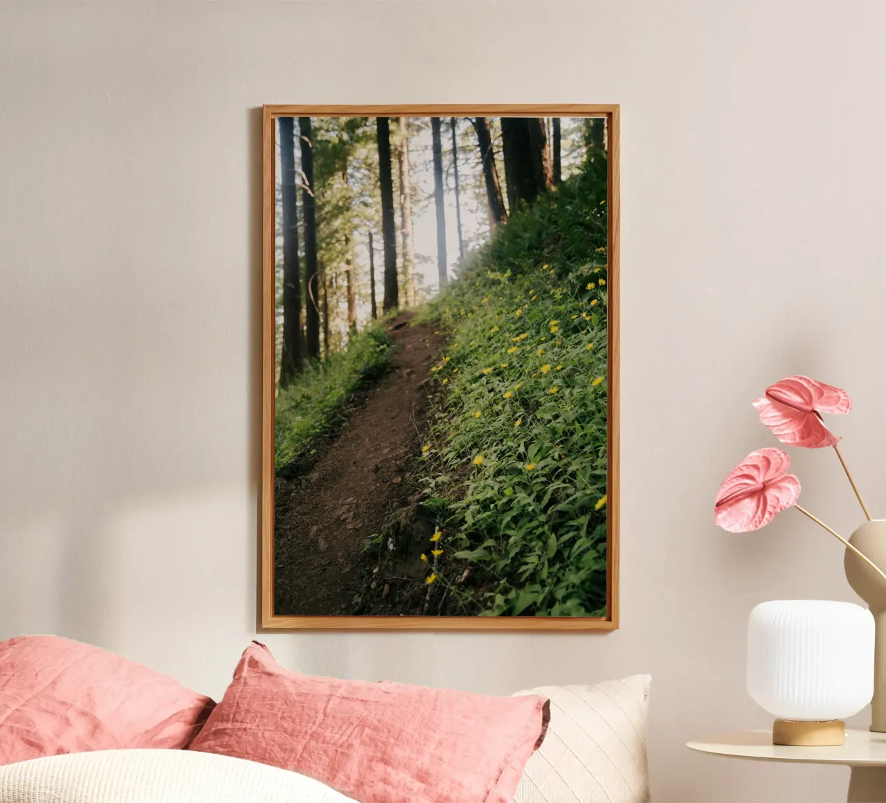 Dandelion Path alluminio dibond da wowhannahphotos