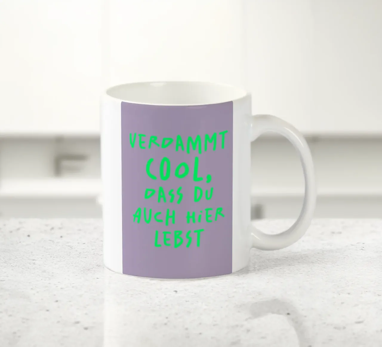 Verdammt cool, dass du auch hier lebst tazza in ceramica da FRICKE DESIGN