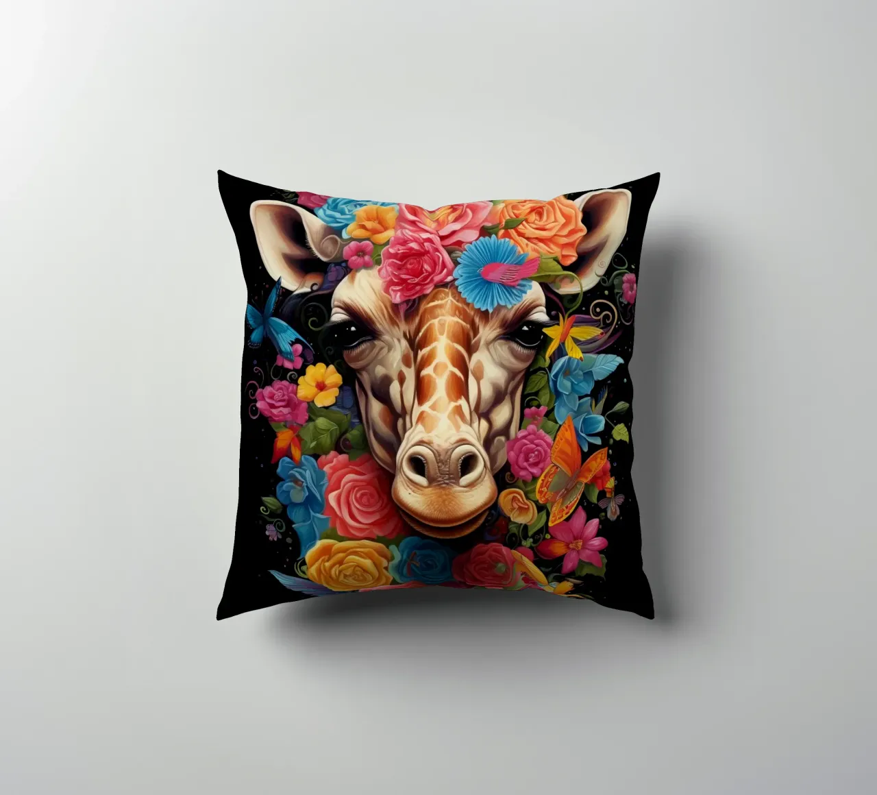 Fiori di giraffa 2 cuscino da Mateo