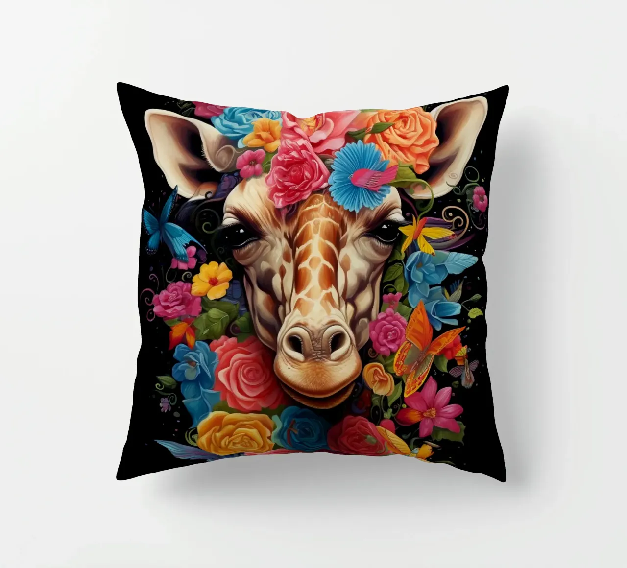 Fiori di giraffa 2 cuscino da Mateo
