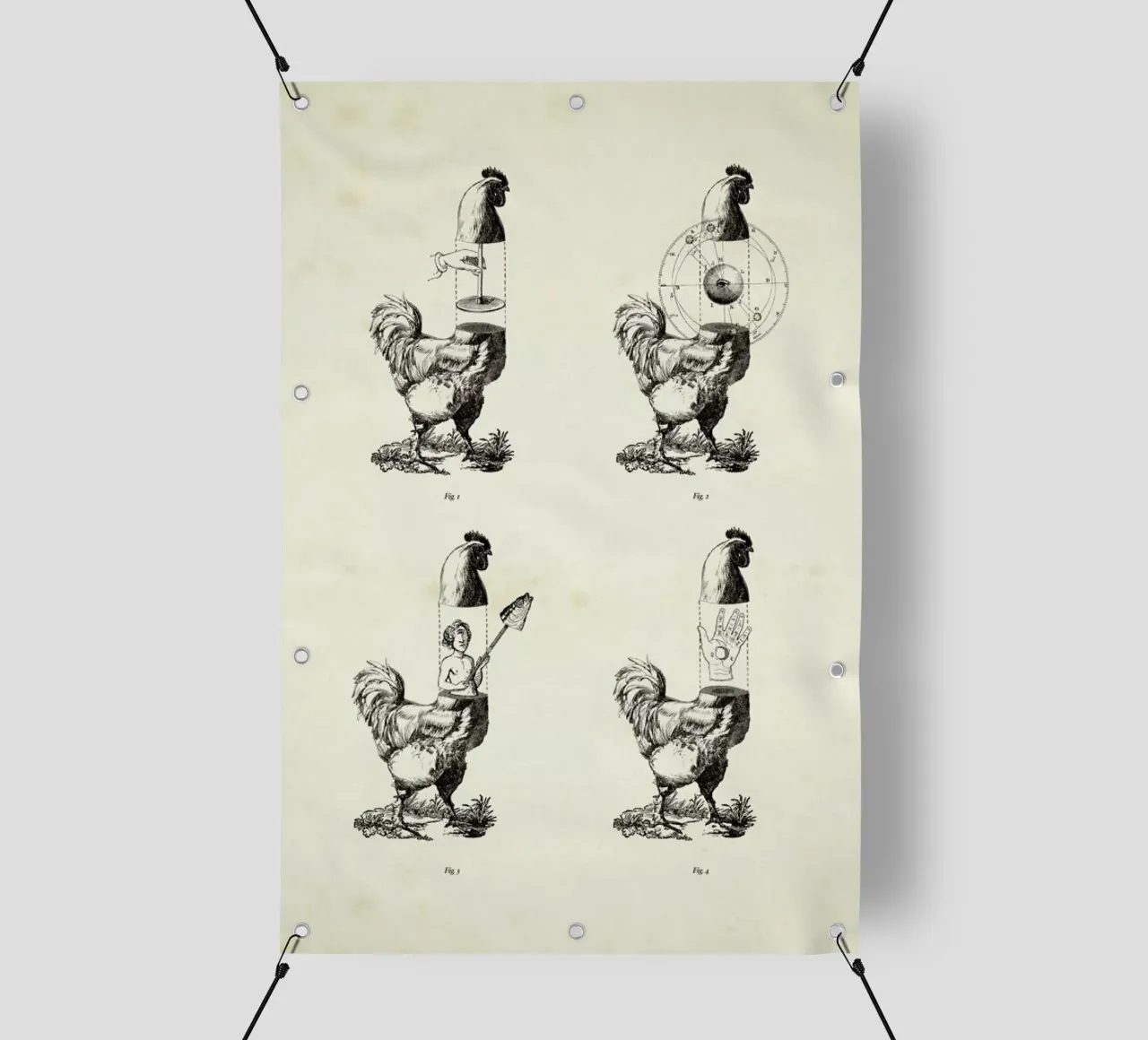 Omaggio a Marc telo in pvc da Matteo Morelli