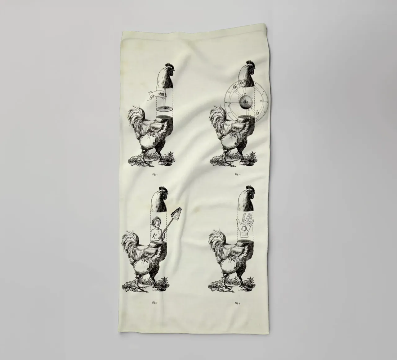 Omaggio a Marc asciugamano da bagno da Matteo Morelli