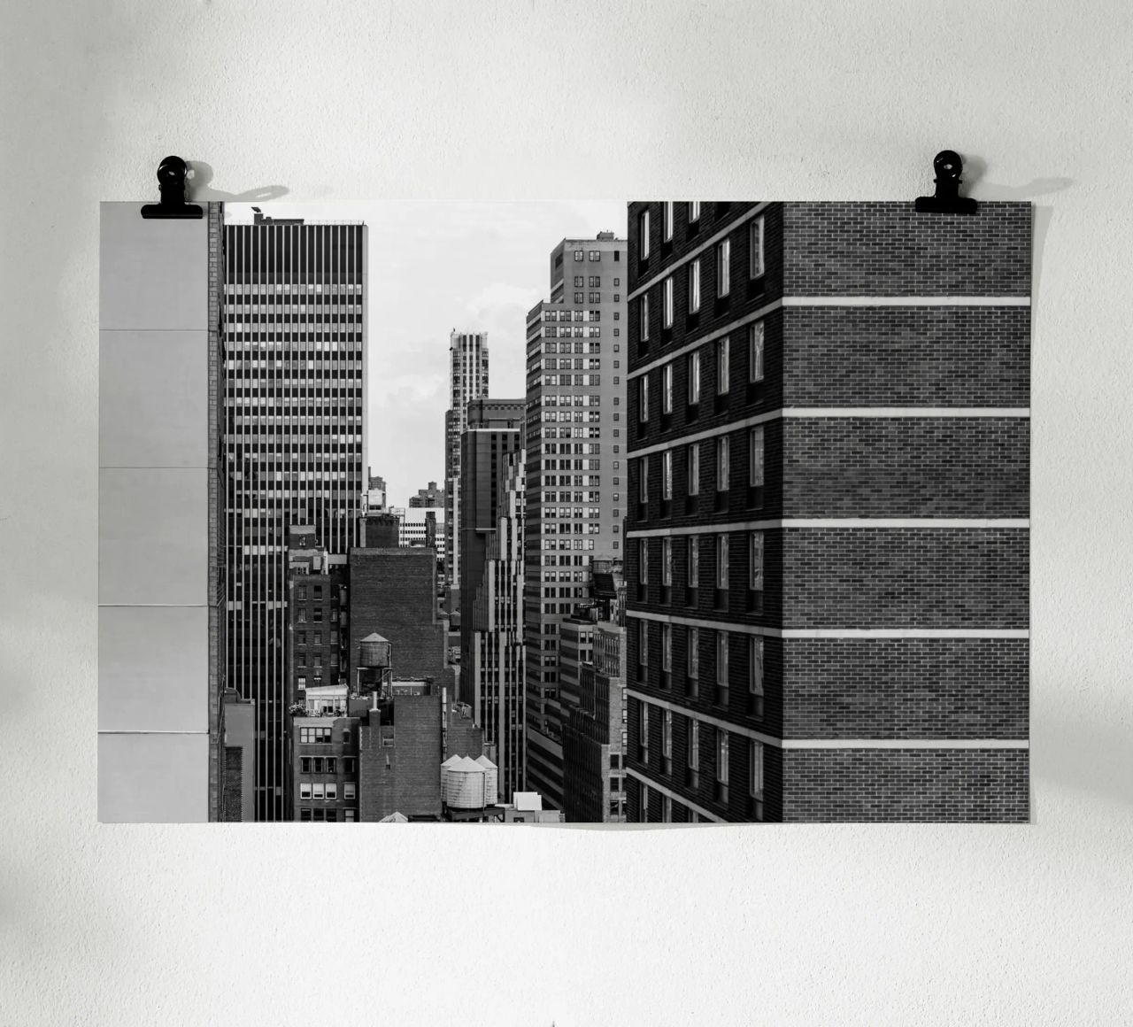 façades de la ville de new york art poster de Carinaprint
