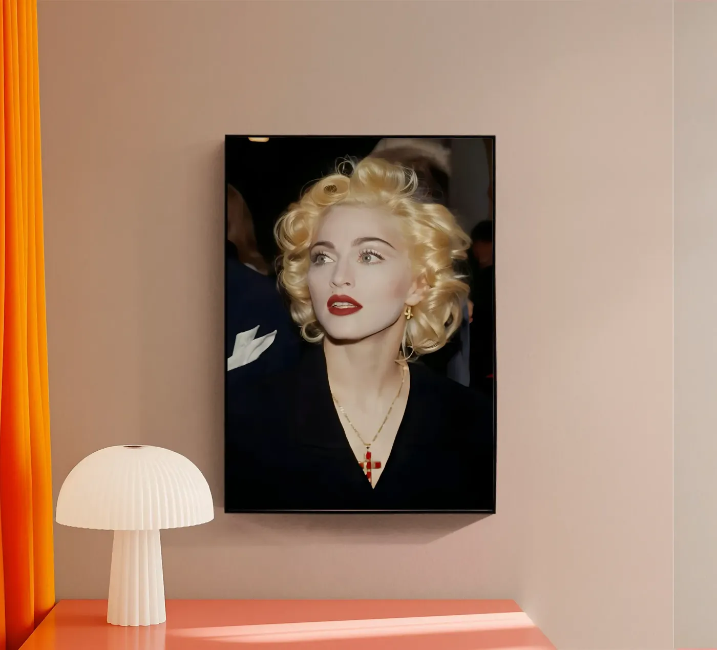Madonna plexiglas de Digital Street art
