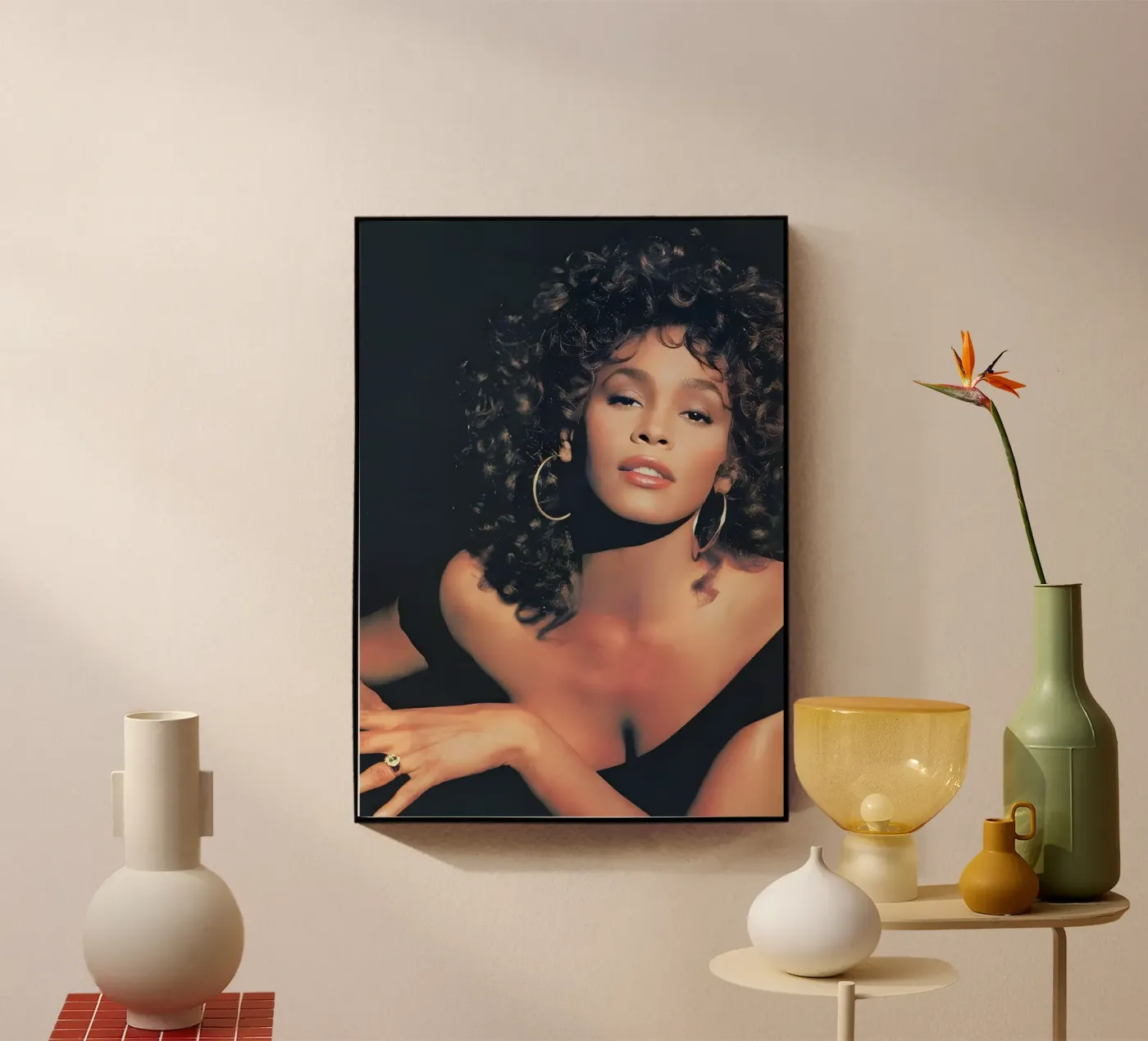 Whitney Houston plexiglass da Digital Street art