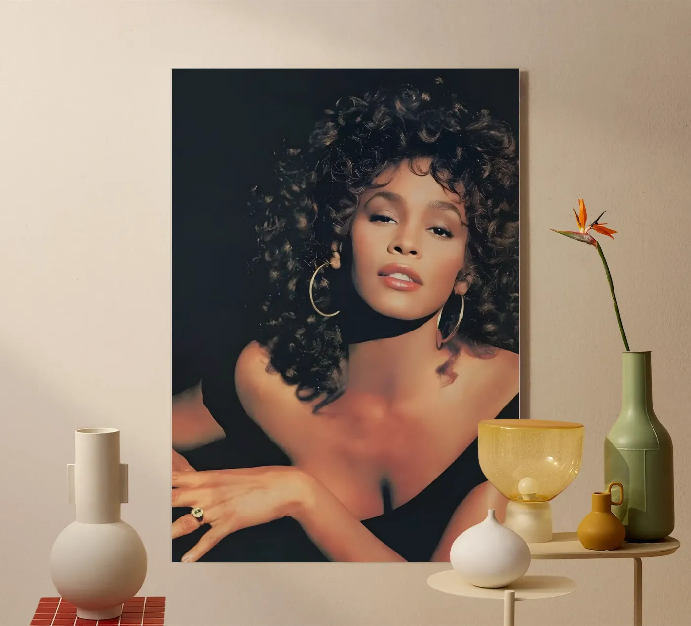 Whitney Houston plexiglass da Digital Street art