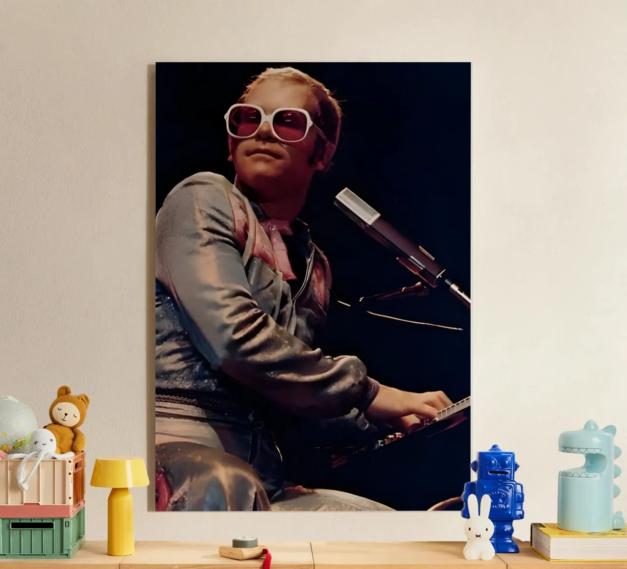 Elton John plexiglass da Digital Street art