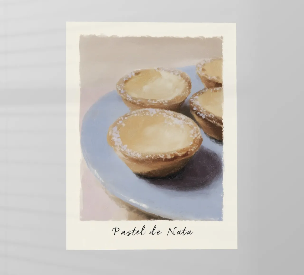 Pastel de nata portoghese pellicola backlit da Carinaprint