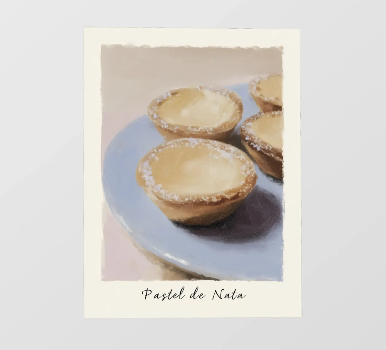 Pastel de nata portoghese pellicola backlit da Carinaprint