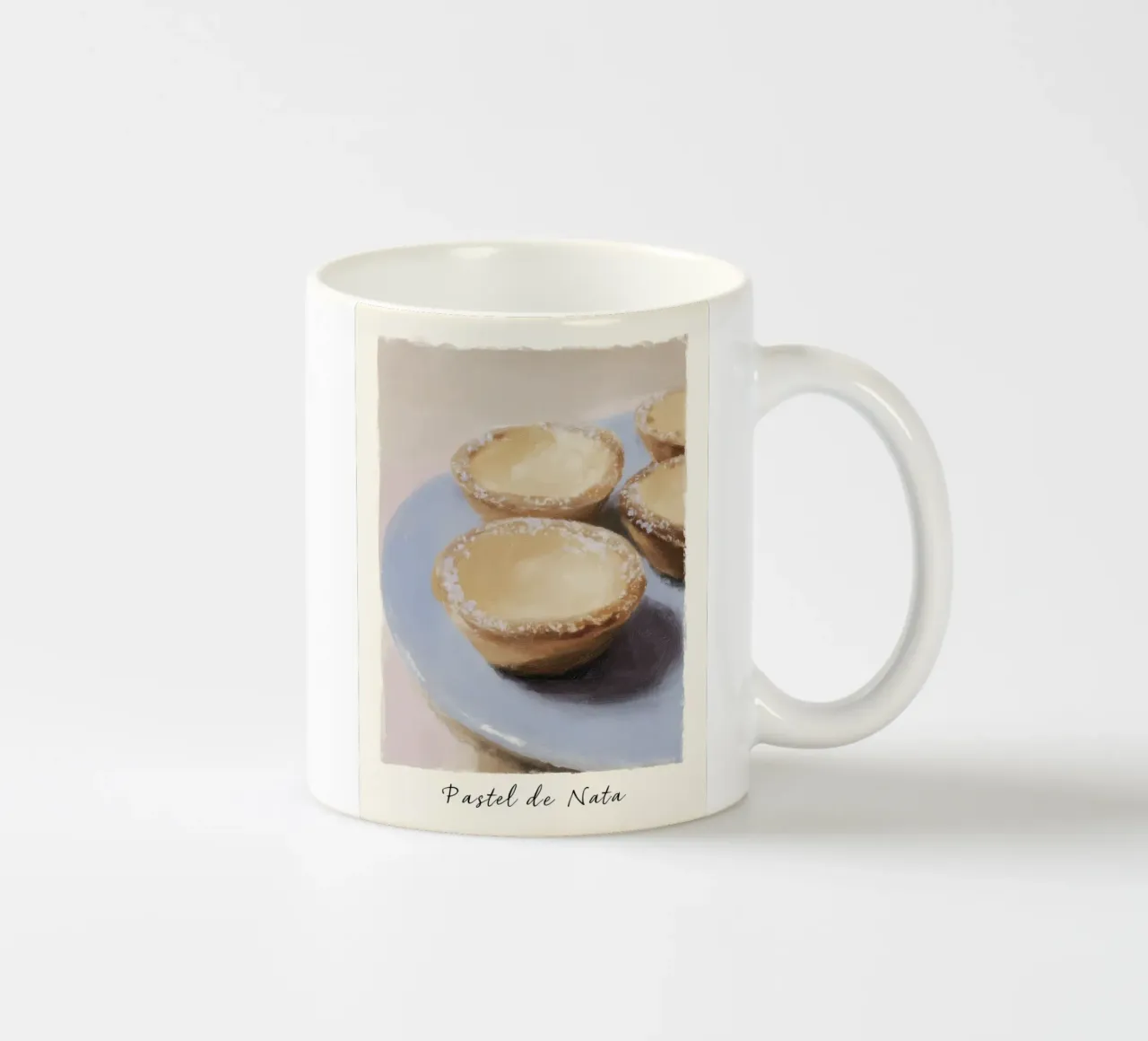 Pastel de nata portoghese tazza in ceramica da Carinaprint