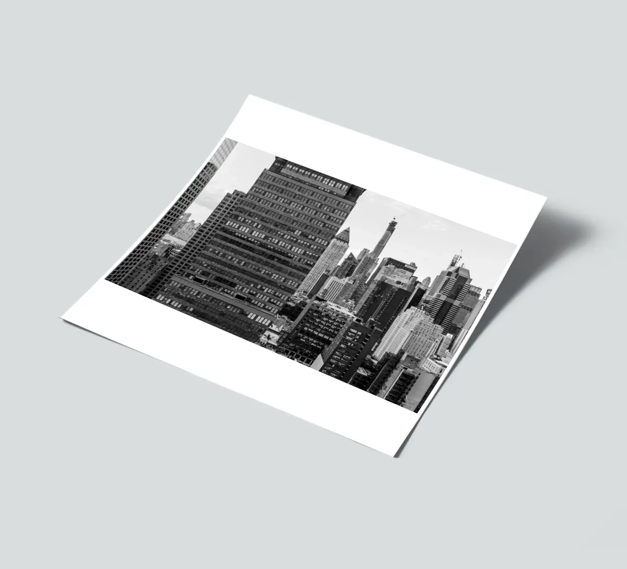 Manhattan liefde B&W kunst stickervel van Carinaprint