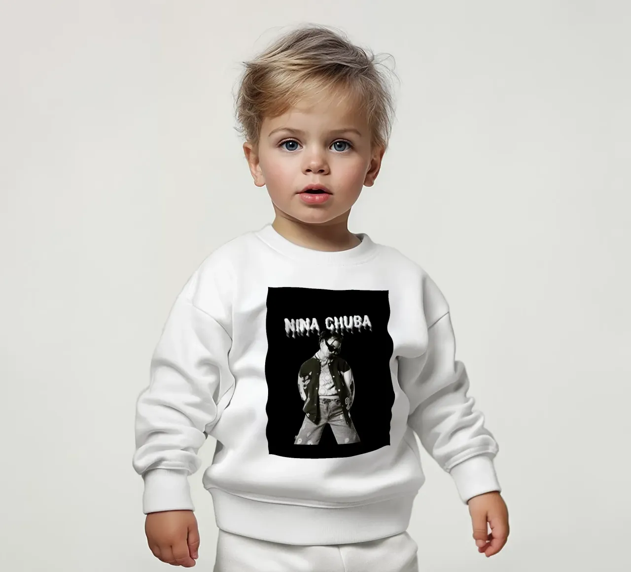 Monochrome Cool V felpa neonato da vintage