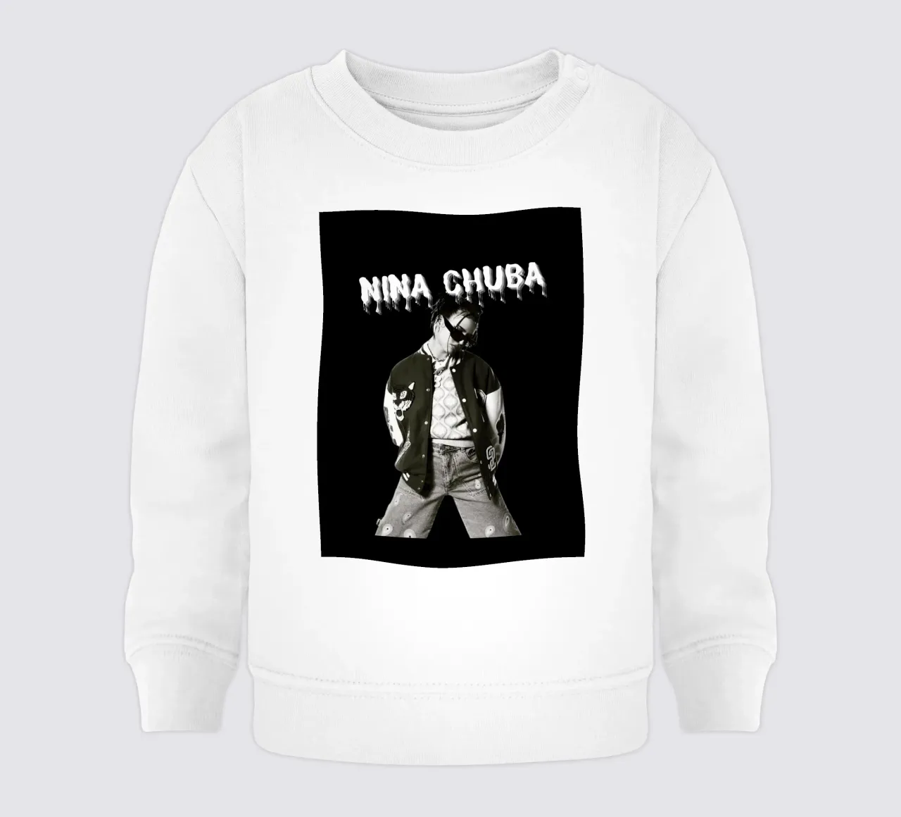Monochrome Cool V felpa neonato da vintage
