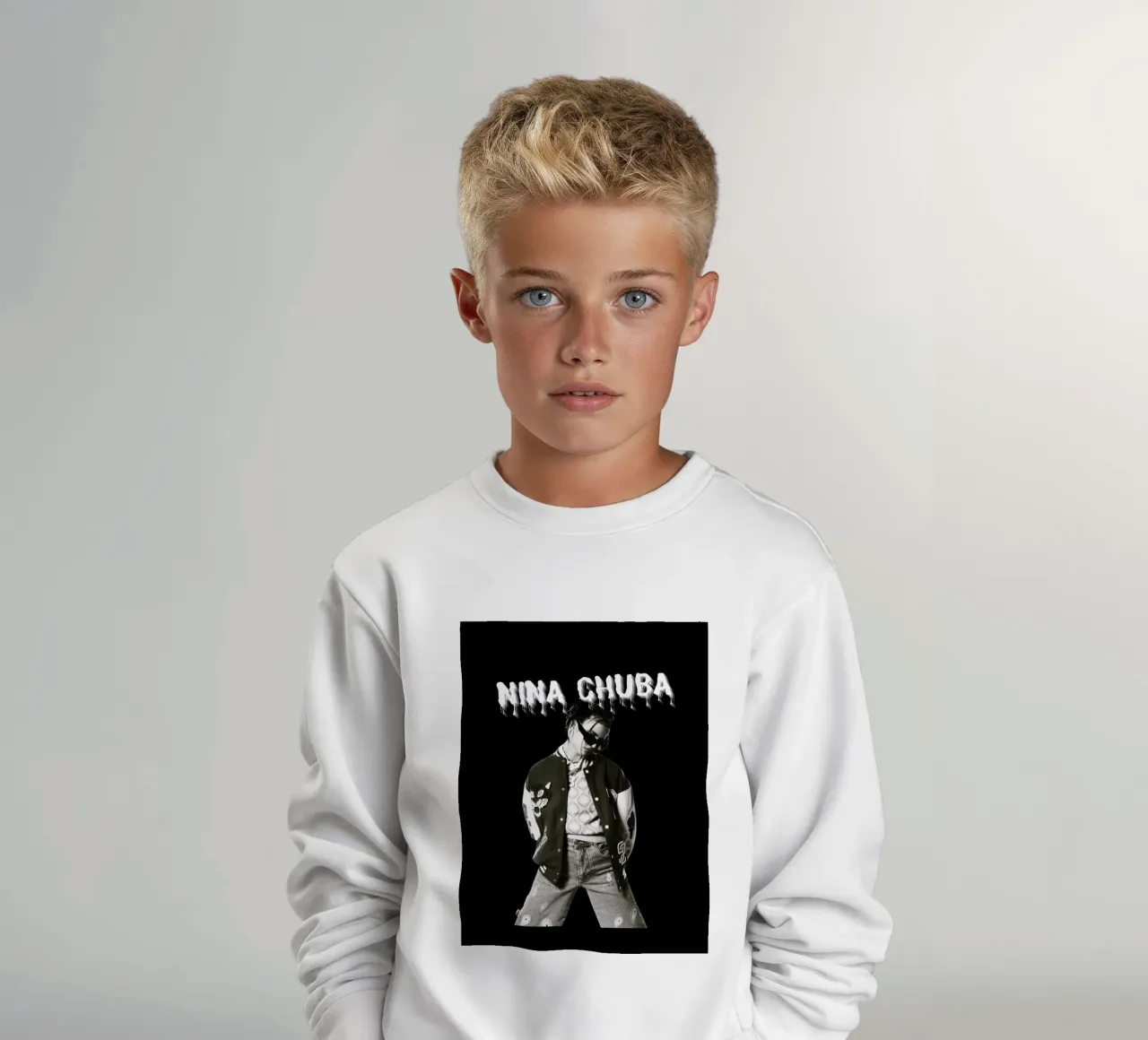 Monochrome Cool V felpa bambino da vintage